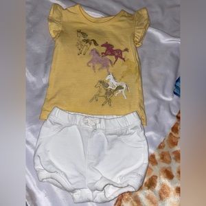 Baby shirt / short set